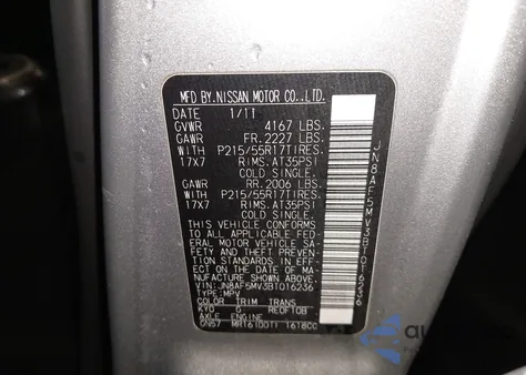 2011 Nissan Juke Sv from USA, damaged, VIN JN8AF5MV3BT016236